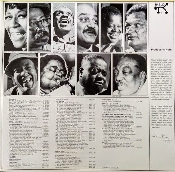 Various : Norman Grantz presents The Pablo Collection (2xLP, Album, Comp, Mono)