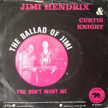 Jimi Hendrix & Curtis Knight : Ballad Of Jimi / You Don't Know Me (7", Single)