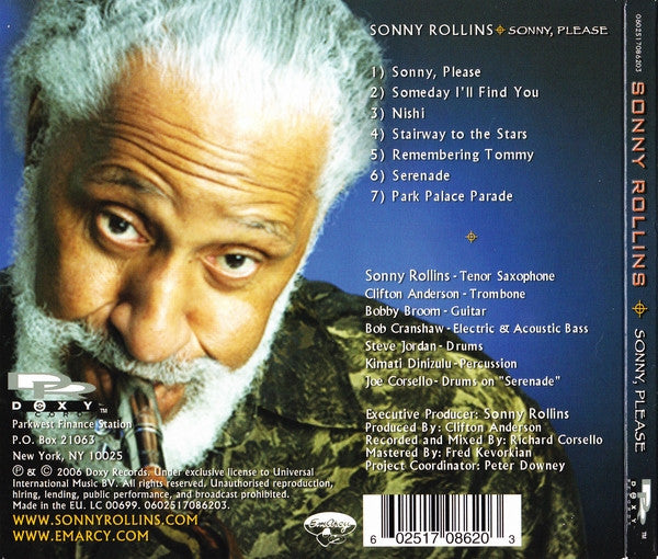 Sonny Rollins : Sonny, Please (CD, Album, Dig)