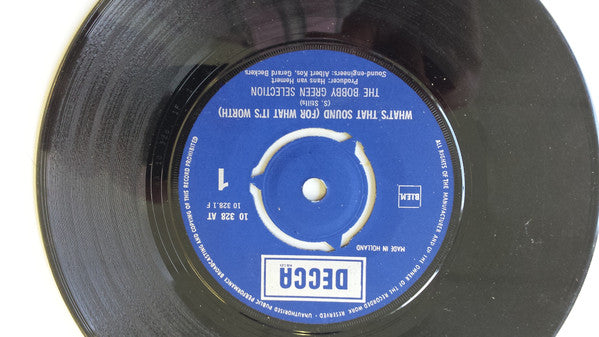 Bobby Green Selection : What's That Sound / I Never Saw The Love So Clear (7", Single)