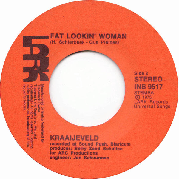 Kraaijeveld : Johnny Do It Faster (7", Single)