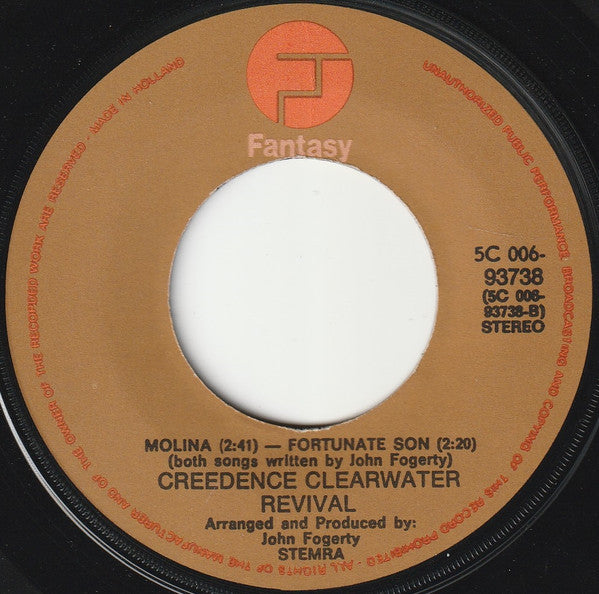 Creedence Clearwater Revival : I Put A Spell On You (7", Maxi, Gre)