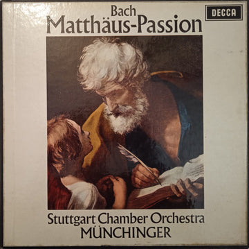 Johann Sebastian Bach, Stuttgarter Kammerorchester, Karl Münchinger : Matthäus-Passion (4xLP, RE + Box, RE)