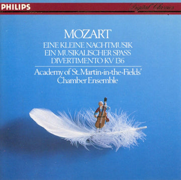 Wolfgang Amadeus Mozart, Academy Of St. Martin-in-the-Fields Chamber Ensemble : Eine Kleine Nachtmusik / Ein Musikalischer Spass / Divertimento KV 136 (CD, Album)