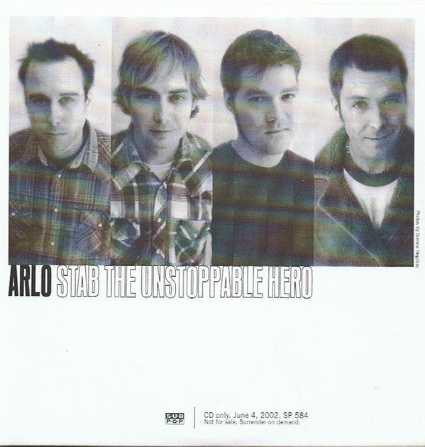 Arlo : Stab The Unstoppable Hero (CD, Album, Promo)