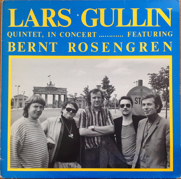 Lars Gullin Quintet Featuring Bernt Rosengren : In Concert (LP, Album)