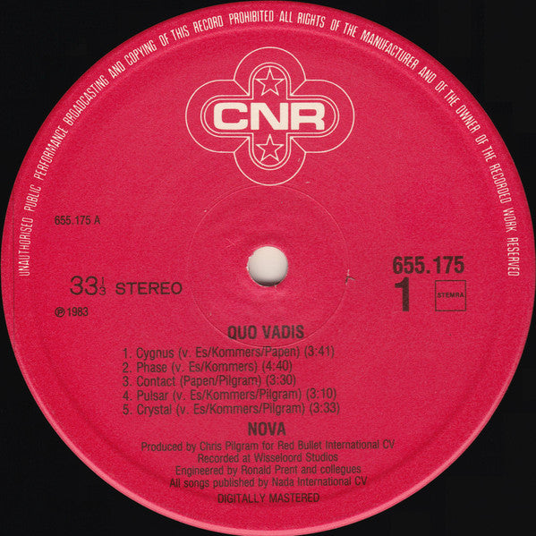 Nova (2) : Quo Vadis (LP, Album)