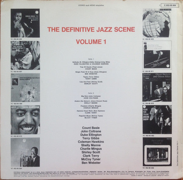 Various : The Definitive Jazz Scene Volume 1 (LP, Comp)