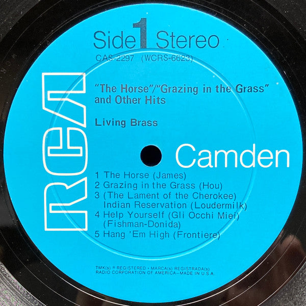 Living Brass : The Horse / Grazing In The Grass And Other Hits (LP, Album)