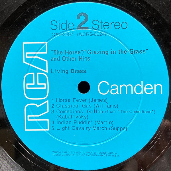 Living Brass : The Horse / Grazing In The Grass And Other Hits (LP, Album)