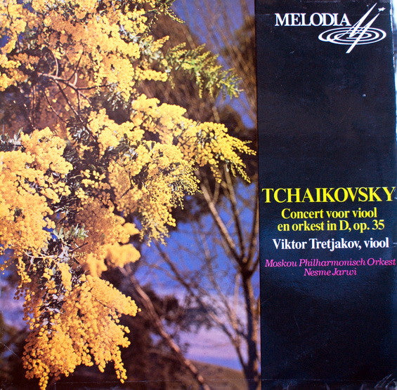 Pyotr Ilyich Tchaikovsky, Moscow Philharmonic Orchestra, Neeme Järvi : Concert Voor Viool En Orkest In D, Op. 35 (LP, Album)