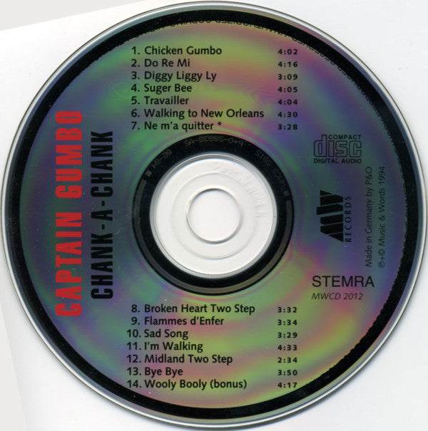 Captain Gumbo : Chank-A-Chank (CD, Album)