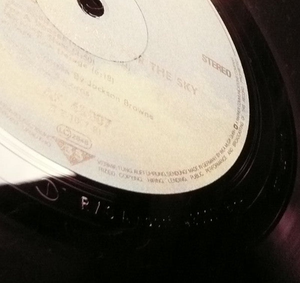 Jackson Browne : Late For The Sky (LP, Album, RE)