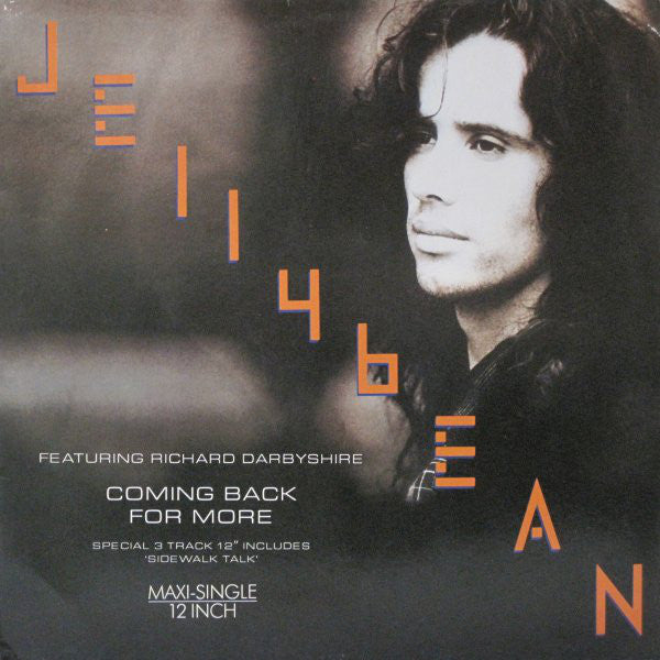 Jellybean* Featuring Richard Darbyshire : Coming Back For More (12", Maxi)