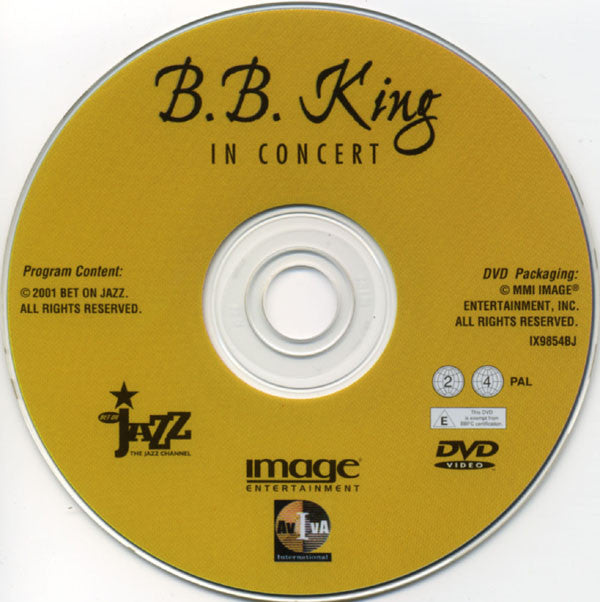 B.B. King : In Concert  (DVD-V, Multichannel, R2 )