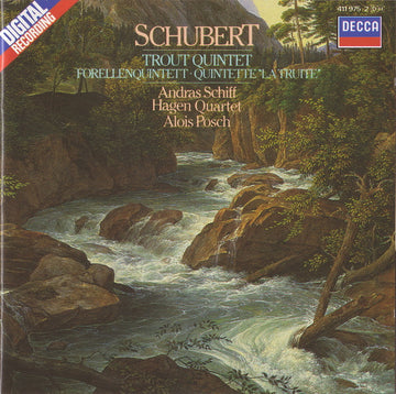 Franz Schubert — András Schiff, Hagen Quartett, Alois Posch : Trout Quintet (CD, Album, RP)