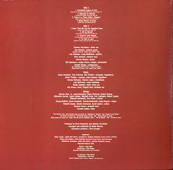 Stanley Turrentine : Everybody Come On Out (LP, Album)