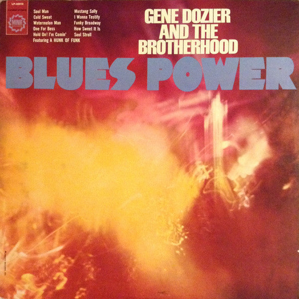 Gene Dozier And The Brotherhood : Blues Power (LP, Mono)