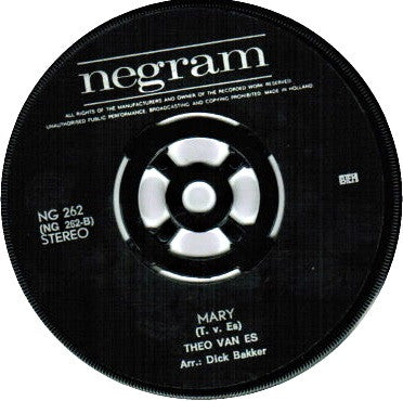 Theo van Es : The Sky Is Always Blue (7", Single)