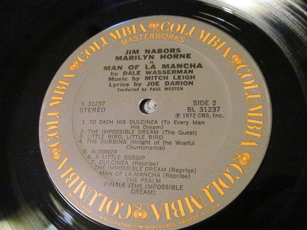 Jim Nabors, Marilyn Horne : Man Of La Mancha (LP, Album, Promo)