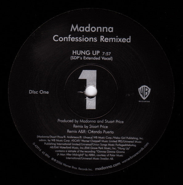 Madonna : Confessions Remixed (3x12", Comp, Ltd)