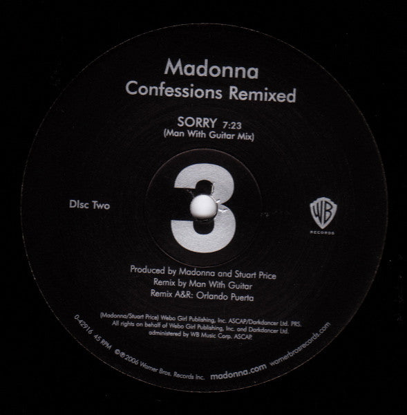 Madonna : Confessions Remixed (3x12", Comp, Ltd)