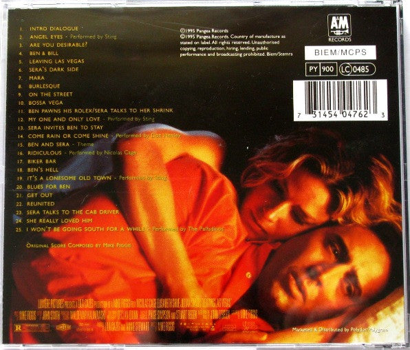 Mike Figgis : Leaving Las Vegas - Original Motion Picture Soundtrack (CD, Album)