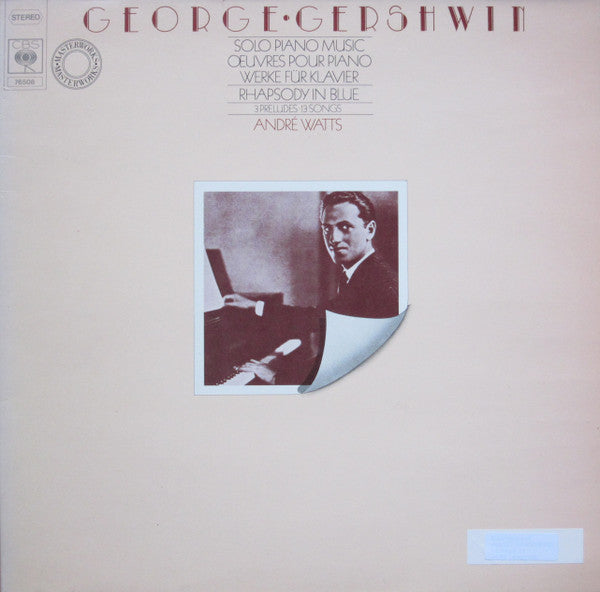 André Watts : Gershwin Solo Piano Music Rhapsody In Blue 3 Preludes - 13 Songs  (LP)