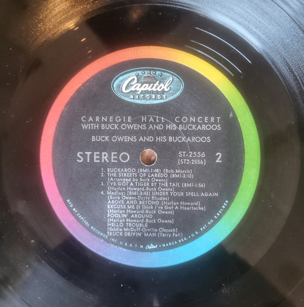 Buck Owens And His Buckaroos : Carnegie Hall Concert (LP, Album, Los)