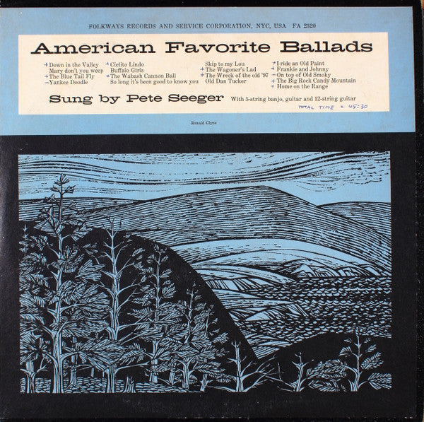 Pete Seeger : American Favorite Ballads (LP, Album, RE)