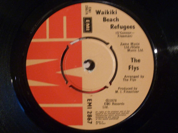 The Flys (2) : Waikiki Beach Refugees (7", Pus)
