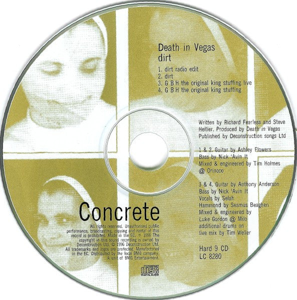 Death In Vegas : Dirt (CD, Single)