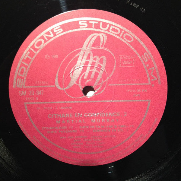 Martial Murray : Cithare En Confidence N°2 (LP, Album)