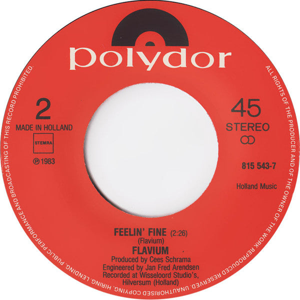 Flavium : Shilene (7", Single)