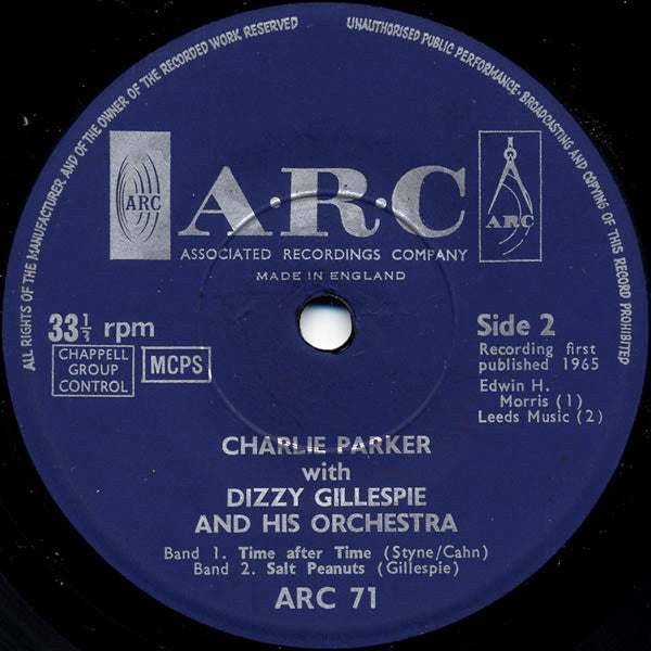 Duke Ellington / Charlie Parker, Dizzy Gillespie And Featuring Sarah Vaughan : It Shouldn't Happen To A Dream (7", EP, Mono)