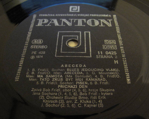 Bob Frídl : Abeceda (LP, Album, RP)