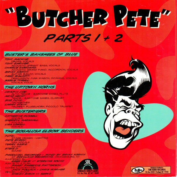 Buster Poindexter : Butcher Pete (7", Blu)
