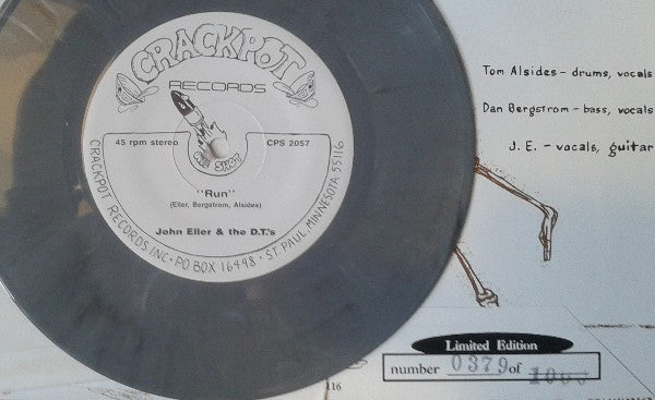 John Eller And The DT's : Hanging By A Thread (7", EP, Ltd, Num, Gre)
