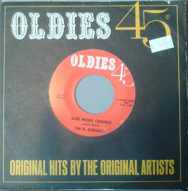 The El Dorados / The Chantels with The Sammy Lowe Orchestra : One More Chance / Well, I Told You (7", Single)