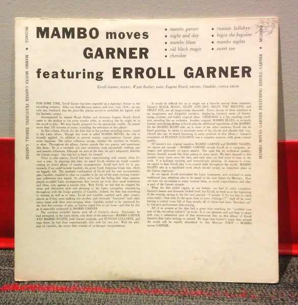 Erroll Garner : Mambo Moves Garner (LP)