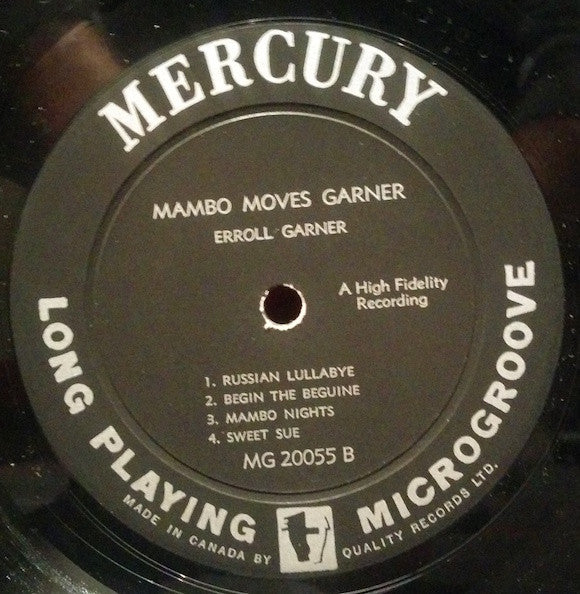 Erroll Garner : Mambo Moves Garner (LP)