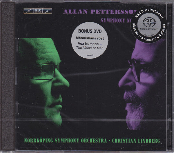 Allan Pettersson, Norrköping Symphony Orchestra, Christian Lindberg : Symphony No. 9 (SACD, Hybrid, Multichannel, Album + DVD-V)