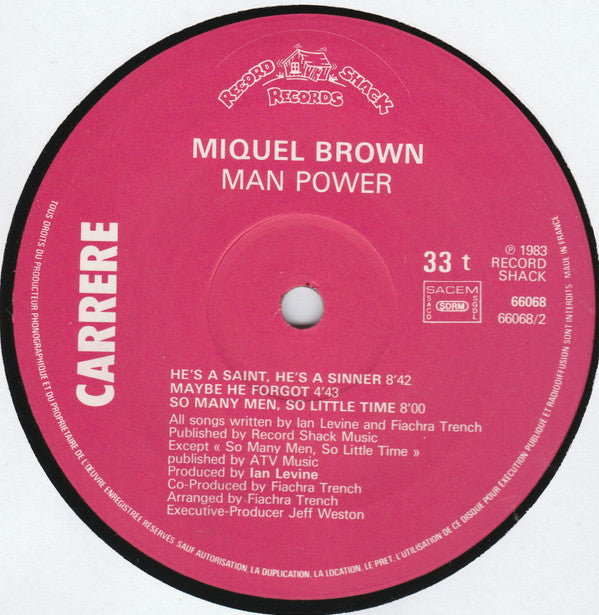 Miquel Brown : Manpower (LP, Album)