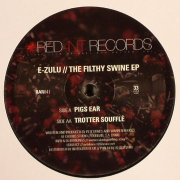 E-Zulu* : The Filthy Swine EP (12", EP)