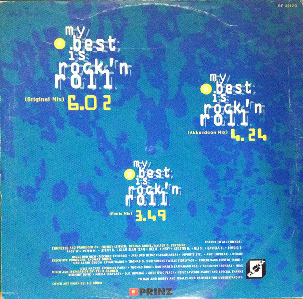 Graceland (2) : My Best Is Rock 'N Roll (12")