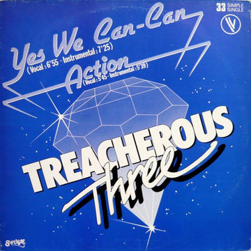 Treacherous Three : Yes We Can-Can / Action (12", Ltd)