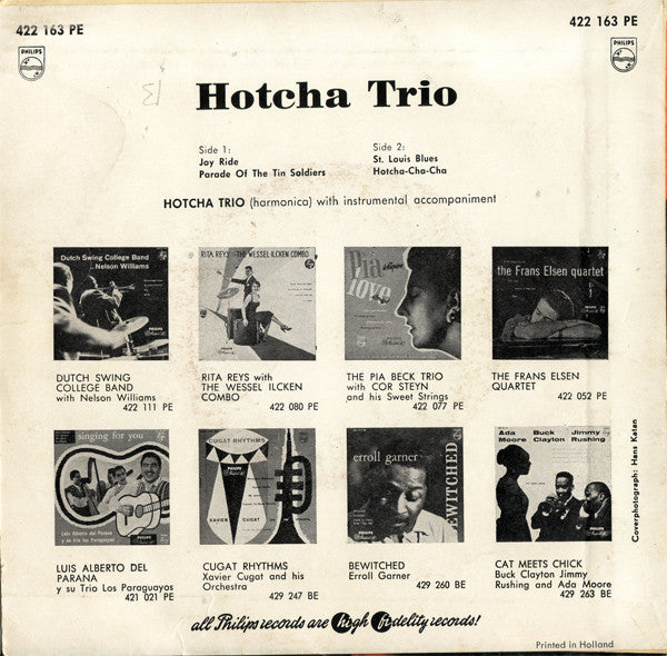 Het Hotcha Trio : Hotcha Trio (7", EP)