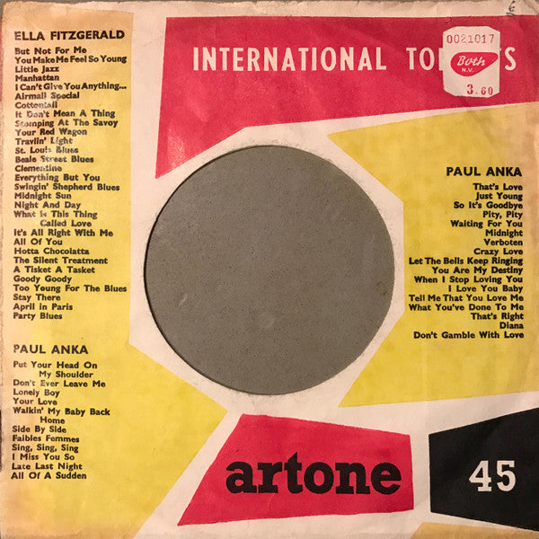 Paul Anka : Lonely Boy / Your Love (7", Single)