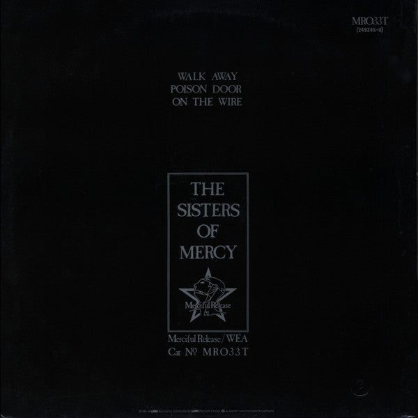 The Sisters Of Mercy : Walk Away (12", Single, Dam)