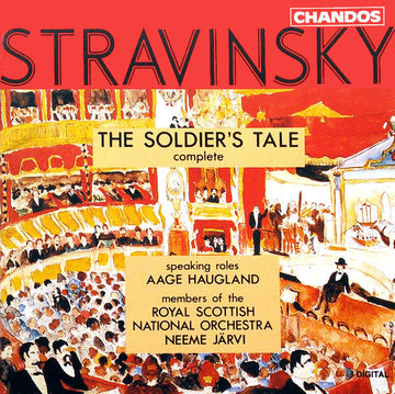 Igor Stravinsky - Aage Haugland, Members Of The Royal Scottish National Orchestra, Neeme Järvi : The Soldier's Tale (Complete) (CD, Album)